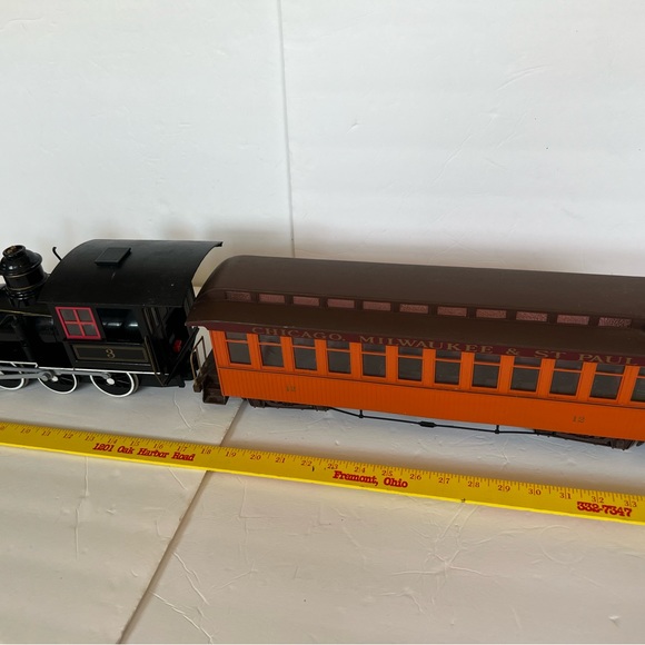 Train Toy Large Locomotive and Wagon for Display Only - Picture 4 of 16